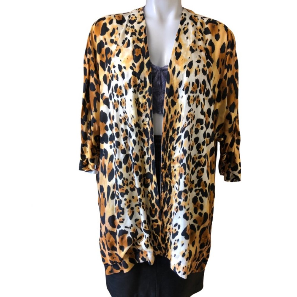 Women reversible duster/kimono sz large